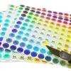 Etiquetas Adhesivas de Pase de Control de Calidad, Estampado en Caliente Láser Cambia de Color Autoadhesivas Etiquetas de Inspección de Calidad Qc, Impresión de Pegatinas Papel Autoadhesivo