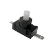 Interruptor de Botón Pbs2-3 Pie Plano Ángulo Curvo Auto-Bloqueo Restablecimiento Interruptor de Linterna de Aspiradora Accesorios para Licuadora