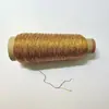 Atacado Especial de Fábrica Rolo Pequeno 0,5mm Cordão de Etiqueta Dourado Profundo para Artesanato de Roupas Corda Elástica de Borracha Item Mais Vendido