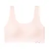 Sutiã top de treino confortável e amigo da pele para estudantes, sutiã sem fio, leve e respirável, suporte estável, previne a transparência dos mamilos, à prova de choque