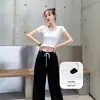 Camiseta Corta de Manga Corta que Muestra el Ombligo, Top Ajustado de Cintura Alta, Ropa de Mujer Ajustada, Sexy, Nueva Primavera/Verano 2026