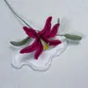 Capullos de Flor de Lirio Tejidos a Mano, Flores de Hilo Transfronterizas, Productos Terminados de Flores Tejidas, Ramos, Adornos Decorativos, Regalos Florales al por Mayor