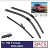 Adecuado para Volkswagen Vw T-Cross t Cross 2018-2023 26" 18" 10" Limpiaparabrisas