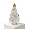 Árbol de Navidad de Vidrio Soplado a Mano de 8.5 cm Zibo Manualidades de Vidrio Árbol de Navidad Giratorio Jingdezhen