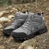 Nuevos zapatos deportivos casuales de caña alta para hombre de gran tamaño, zapatos para correr al aire libre, zapatos de senderismo de suela gruesa, en stock, de otoño transfronterizos