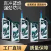 Novo Modelo Isqueiro Recarregável de Chama Azul Jato Direto para Uso Doméstico, Varejo e Atacado, À Prova de Vento, Ampliado e Espessado, À Prova de Explosão, Dropshipping, Produto Genuíno