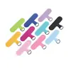 Cordón para Teléfono Almohadilla para Teléfono Clip de Tela Adhesivo Accesorio DIY Funda de Teléfono Desmontable Anti-Pérdida Pegatina