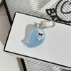 Chaveiro criativo fofo fantasma luminoso engraçado tridimensional bolsa de boneca de Halloween pingente acessórios