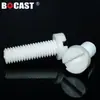 Tornillos Resistentes a Altas Temperaturas de Pps con Cabeza Hexagonal, Tornillos y Pernos de Plástico Hexagonales de Alta Resistencia M3-M10 con Cabeza Cilíndrica Retardantes de Llama
