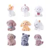 Muñeco de Perrito Golden Retriever Flocado Lindo, Llavero de Decoración DIY Lindo, Accesorios para Colgar en Bolsas, Mini Adornos Pequeños