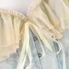 Corsé de ballena estilo francés con estampado de encaje, bustier ajustado para mujer, faja de ballena para usar sobre la ropa.