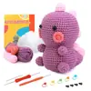 Paquete de Materiales de Crochet Más Vendido de Amazon Serie de Animales Hilo Worsted Crochet Regalo Navideño Juguete Video en Inglés