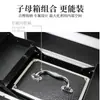 Maleta, Subcaja de Aleación de Aluminio, Caja Bordada, Caja de Manicura, Caja de Herramientas para Pestañas, Caja de Maquillaje, Caja de Maquillaje Portátil para Salir