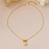 Lujo Ligero, Pulsera de Estrella con Cerradura de Moda y Exquisita, Collar y Pendientes Bicolor Grabados, Gama Alta, Sofisticado, Versátil