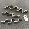 Acessórios para Moldura Painel Traseiro Fixação Placa de Pressão em Forma de Z Conector de Móveis Código de Ângulo de Fixação Estrutura Interna e Externa Peça de Conexão com Fecho Alto-Baixo