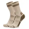 Meias de Lã Merino com Amortecimento de Terry Espesso e Absorção de Choque para Caminhada ao Ar Livre e Montanhismo, Absorventes de Suor, Antiderrapantes, Meias Esportivas de Cano Médio