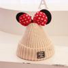 Gorro coreano para bebé, otoño e invierno, de algodón puro, bonito y súper lindo, de lana, para niña, con protección para las orejas para niño.