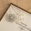 Múltiples Estilos de Uso Estilo Coreano Ins Nicho Flor de Perlas Perla Cadena Ajustable para Mujer, Gargantilla de Clavícula de Gama Alta