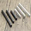836 Manija Sólida de Aleación de Aluminio Recta con Cabeza Redonda Simple para Armario, Mesita de Noche, Archivador y Tocador