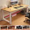 Mesa de escritorio para computadora, escritorio de oficina, escritorio de estudio para estudiante, escritorio de escritura simple y moderno, mesa rectangular para dormitorio