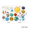 Shangyi SP82076 Pegatinas de Pared de Planeta Astronauta Removibles Decoración de Pared de Fondo para Habitación Infantil Venta al por Mayor Transfronteriza Pegatinas de Pared