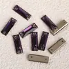 Rhinestones de Vidrio Rectangulares de Cristal K9 de Alta Calidad Cosidos a Mano con Base Plana y Doble Agujero para Vestidos de Bricolaje, Vestidos de Novia y Accesorios de Ropa
