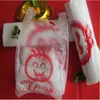 Saco Descartável de Rosto Sorridente de Novo Material Transparente da Supermercado Jin Sacola Sacola de Frutas Mercadoria de Hong Kong Sacola Tote