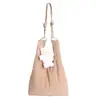 Diseño de Nicho Estilo Coreano Moda Acolchada Gran Capacidad Bolso de Plumas Bolso Tote de Puntadas de Moda Bolso de Hombro Debajo del Brazo Bolso de Mano