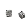 Plata de ley S925 Seiko plata tailandesa cuentas de agujero grande nudo chino palabra de cumpleaños cuentas de pulsera huecas accesorios hechos a mano diy