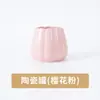 Tazas de Almacenamiento de Tenedores de Fruta de Cerámica de Lujo Ligero Alto Valor de Color Juego de Cubiertos de Acero Inoxidable Tenedor de Fruta Tenedor de Mesa para el Hogar