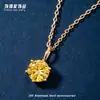 Collar Colgante Personalizable de Acero Titanio Color Seis Garras Circonita Cúbica para Mujer Estilo Vacaciones Dopamina Accesorios de Cadena para Clavícula