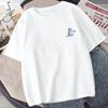 Camiseta de Manga Curta para Homens 2024 Verão Camiseta de Manga Três Quartos Casal Versátil Estilo Hong Kong Plus-Size Manga Curta Camiseta Casual Versátil Masculina