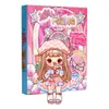 Muñeca de Papel Articulada de Dibujos Animados Personalizada Libro Silencioso Sin Recortar Juguete para Niños Muñeca Marioneta de Papel Pegatinas de Vestir de Princesa