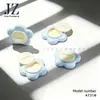 Envases Jinze con Forma de Flor para Mascarilla de Labios Push-Pull, Envases para Labial en Barra, Materiales de Empaque Vacíos de Plástico