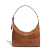 Bolsa Feminina Vintage Grande Capacidade Ombro Único Axila 2026 Transversal Crossbody Bolsa para Marmita Bolsa Tote Mão Camurça Fosca