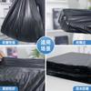 Bolsa de basura grande, negra, de boca plana, gruesa, para uso sanitario, para hoteles, comercios, fábricas y escuelas.