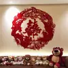 Adesivos Especiais Grandes de Dragão e Fênix com Palavras Felizes para Adereços de Fotos de Casamento para o Quarto da Noiva, Sala de Estar, Decoração de Parede de Fundo do Quarto