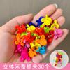 Nuevo mini clip de tamaño pequeño para niños, colorido, lindo pasador para bebé, niñas no dañan el cabello, color caramelo, flor, estrellas