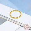 Diseño japonés y coreano Anillo exquisito de plata de ley 925 Ins anillo creativo simple de celebridad de internet sol pequeño comida anillo retro