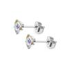 Hebilla de Mariposa de Acero de Titanio Transfronterizo Aguja Recta Uña para Hueso de la Oreja Uña Coclear Aretes de Zirconia Aretes Versátiles Venta Directa de Fábrica Venta al por Mayor