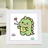 Mona Lisa Bordado a Punto de Cruz Enmarcado Pintura Infantil Kit de Materiales DIY Decoración de Mesa Kit para Principiantes
