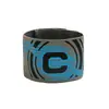 Brazalete de Capitán de Fútbol para Adultos, Brazalete de Equipo Grupal con Forma de C, Brazalete Elástico de Cinta Mágica Envolvente