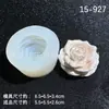 Molde de Silicona con Forma de Flor de Rosa Peonía para Jabón de Aromaterapia, Velas, Cera, Yeso, Resina, Arcilla, Accesorios de Decoración