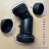 Accesorios de Tubería de Desviación para Barriles de Tono, Conectores de Conversión de Válvulas, Conectores de Manguera para Barriles de Almacenamiento de Agua de Plástico, Conectores para Barriles Químicos