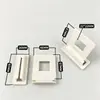 Conector de suporte de exibição de artigos de papelaria peça pai-filho conector de ranhura deslizante de furo quadrado para artigos de papelaria acessórios de fixação para artigos de papelaria fecho de pressão invisível