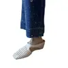 Versión de Cuero Suave con 5 cm de Aumento Oculto de Altura, Mocasines Cerrados Tejidos Calados, Transpirables para Uso al Aire Libre, Adecuados para Combinar con Faldas, Sandalias de Suela Gruesa para Mujer