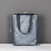 Saco de Papel Dupont Personalizado Retro Impermeável Sacola de Lona para Compras Papel Kraft Ecológico Bolsa de Mão Publicitária Logotipo Impresso Personalizado