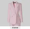 Nueva Chaqueta Blazer Casual de Primavera y Otoño Ropa de Trabajo Formal Traje Popular para Mujer del Sudeste Asiático con Pantalones de Pierna Ancha