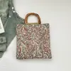Bolso de mano de primavera Transfronterizo Nuevo estilo Moda de un solo lado Bolso de mano estampado Gran capacidad Bolso de mano nuevo