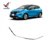 Adequado para Nissan 21 Note E13 Grelha Frontal Modificada Tira de Acabamento em Forma de U Patch de Tira Brilhante